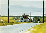 Edward Hopper High Road painting